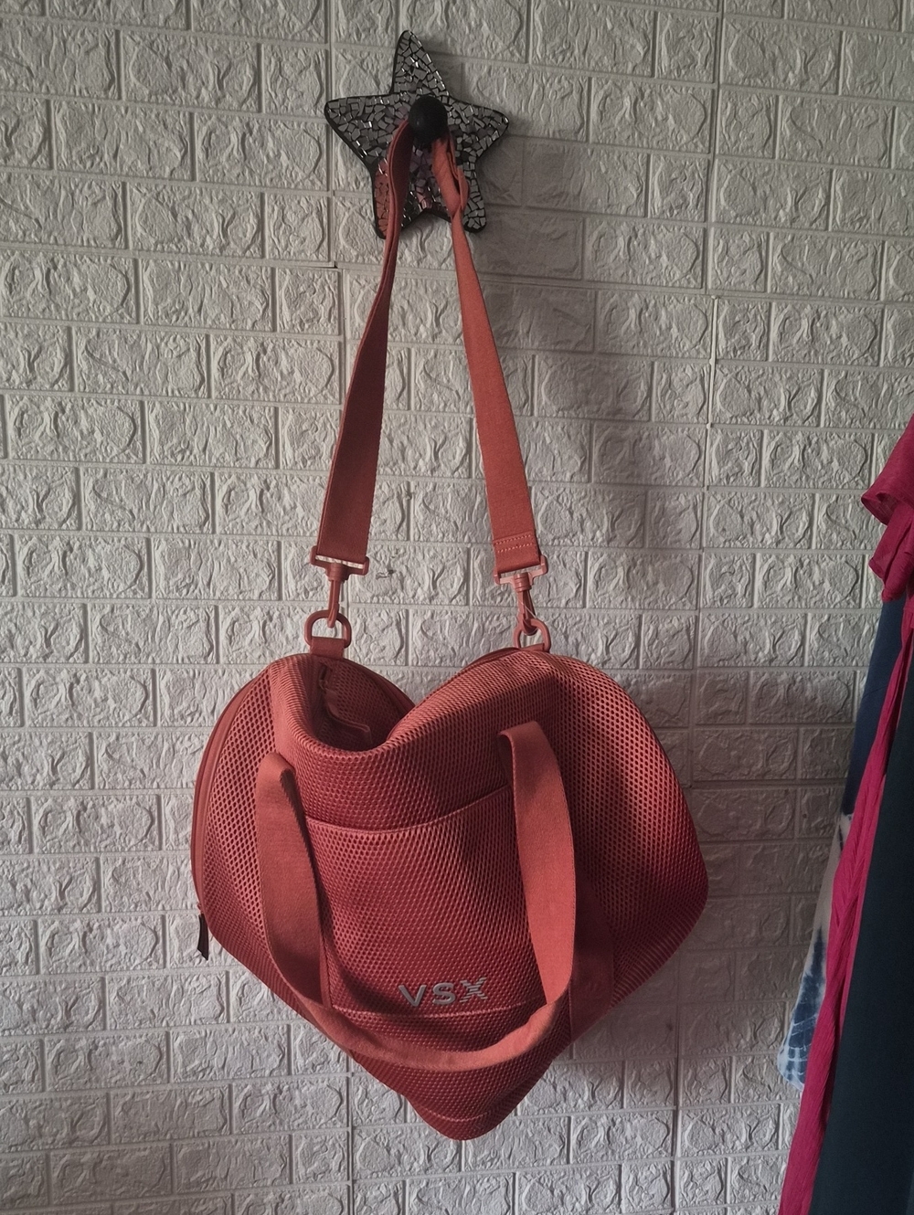 VSX Coral orange rust Tote Bag - Women's gym bag
